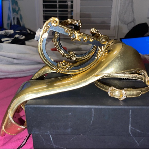 Women's D&G Sculpted High Heel Sandals WORN ONCE !! - Picture 8 of 16